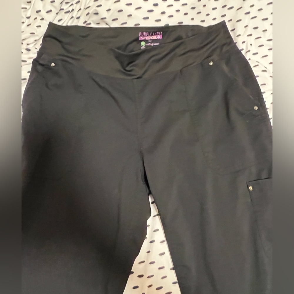 Healing Hands Purple Label Yoga Scrub Pants
